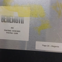 Behemoth #4 - Page 20 - Magenta - Comic Printer Plate - PRESSWORKS