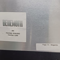 Behemoth #4 - Page 14  - Magenta - Comic Printer Plate - PRESSWORKS