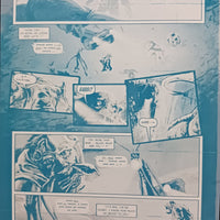 Behemoth #4 - Page 9  - Cyan - Comic Printer Plate - PRESSWORKS