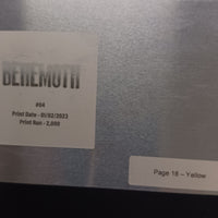Behemoth #4 - Page 18 - Yellow - Comic Printer Plate - PRESSWORKS