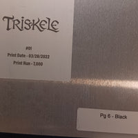Triskele #1 - Page 6 - PRESSWORKS - Comic Art - Printer Plate - Black
