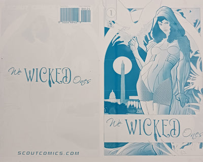 We Wicked Ones #1 - 1:10 Retailer Incentive -  Cover - Cyan - Comic Printer Plate - PRESSWORKS