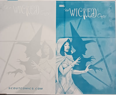 We Wicked Ones #1 - Cover - Cyan - Comic Printer Plate - PRESSWORKS