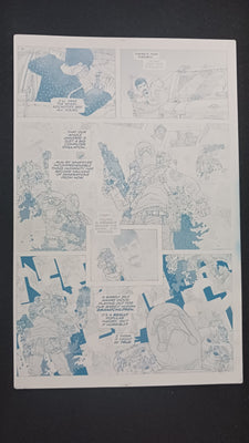 Agent of W.O.R.L.D.E #2 - Page 9 - Cyan - Comic Printer Plate - PRESSWORKS