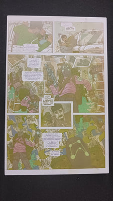 Agent of W.O.R.L.D.E #2 - Page 9 - Yellow - Comic Printer Plate - PRESSWORKS