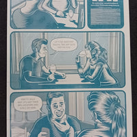Pulp Bytes #1 - Page 19 - PRESSWORKS - Comic Art -  Printer Plate - Cyan