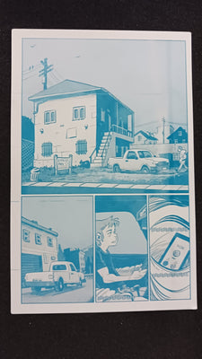 Deadfellows #1 - Page 6 - PRESSWORKS - Comic Art - Printer Plate - Cyan
