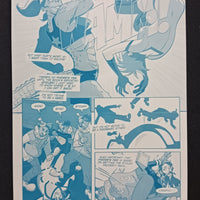Impossible Team-Up: Impossible Jones and Captain Lightning #1 - Page 6 - PRESSWORKS - Comic Art - Printer Plate - Cyan