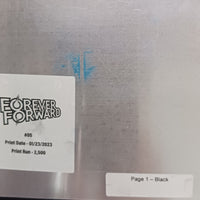 Forever Forward #5 - Page 1 - PRESSWORKS - Comic Art -  Printer Plate - Black