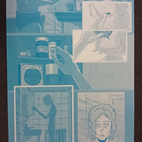 Death Drop Drag Assassin #1 - Page 22 - PRESSWORKS - Comic Art - Printer Plate - Cyan