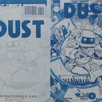 Dust #1 - 1:10 Retailer Incentive - Cover - Cyan - Comic Printer Plate - PRESSWORKS -  Aaron Conley