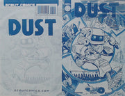 Dust #1 - 1:10 Retailer Incentive - Cover - Cyan - Comic Printer Plate - PRESSWORKS -  Aaron Conley
