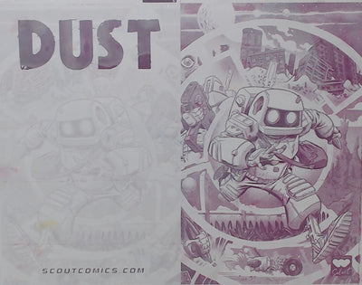 Dust #1 - Whatnot Select - Cover - Magenta - Comic Printer Plate - PRESSWORKS