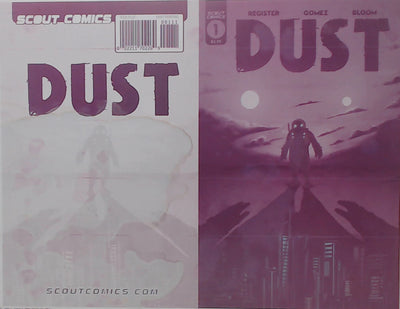 Dust #1 - Cover - Magenta - Comic Printer Plate - PRESSWORKS