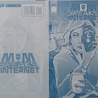 M.O.M. Breaks the Internet #1 - Cover - Cyan - Comic Printer Plate - PRESSWORKS