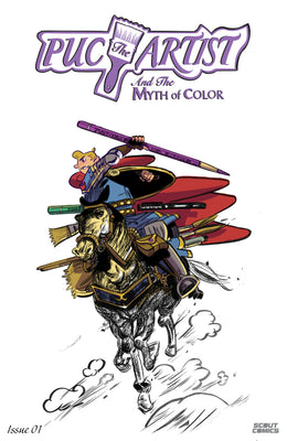 SCOUT SELECT PREMIUM ITEM - Puc The Artist And The Myth Of Color #1 - Webstore Exclusive Cover - APRIL 2024