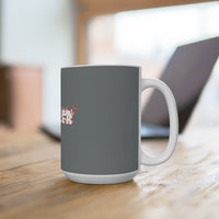 Drexler (White Logo Design) - Grey Coffee Mug 15oz