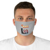 The Mall (Arcade Design) - Grey Fabric Face Mask