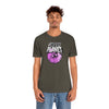 Ghost Planet - Tess- Purple Logo Design -  Copy of Unisex Jersey Short Sleeve Tee
