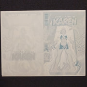 Don't F With Karen SDDC Ashcan Preview - Cover - Black - Comic Printer Plate - PRESSWORKS