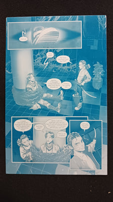 Darkland #2 - Page 7 - PRESSWORKS - Comic Art - Printer Plate - Cyan