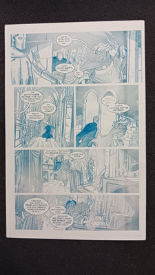 Snow White Zombie Apocalypse #0 - Page 4 - PRESSWORKS - Comic Art - Printer Plate - Cyan