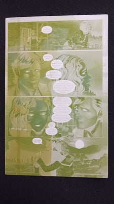 Darkland #2 - Page 3 - PRESSWORKS - Comic Art - Printer Plate - Yellow