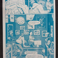 Deadfellows #1 - Page 4 - PRESSWORKS - Comic Art - Printer Plate - Cyan