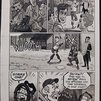 Bush Leaguers #1 - Page 5  - PRESSWORKS - Comic Art - Printer Plate - Black