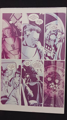 Ghost Planet #1 - Page 2 - PRESSWORKS - Comic Art - Printer Plate - Magenta