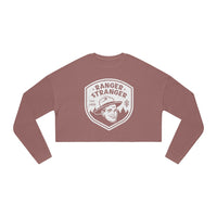 Ranger Stranger - B&W Logo - Women's Cropped Sweatshirt