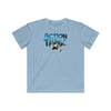 Action Tank - Blue Logo Design - Kids Fine Jersey Tee