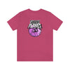 Ghost Planet - Tess- Purple Logo Design -  Copy of Unisex Jersey Short Sleeve Tee