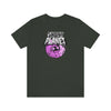 Ghost Planet - Tess- Purple Logo Design -  Copy of Unisex Jersey Short Sleeve Tee