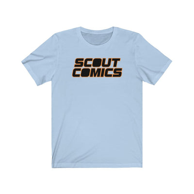 Scout Comics Logo (Black Logo) - Unisex Jersey Short Sleeve Tee
