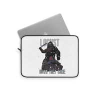 Locust (Down They Come Design) - White Laptop Sleeve