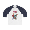 The Mall - Wedgy Design -  Unisex 3\4 Sleeve Baseball Tee
