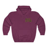 Black Cotton (Logo Design) - Heavy Blend™ Hooded Sweatshirt
