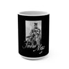 Forever Maps (Horseback Logo Design) - Black Coffee Mug 15oz