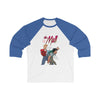 The Mall - Wedgy Design -  Unisex 3\4 Sleeve Baseball Tee