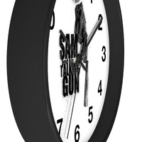 Sam and His Talking Gun - Wall Clock