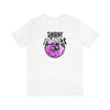 Ghost Planet - Tess- Purple Logo Design -  Copy of Unisex Jersey Short Sleeve Tee