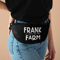Frank At Home On The Farm (Logo Design) - Black Fanny Pack