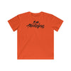 New Third Wave 99 design - Black Logo - Kids Fine Jersey Tee