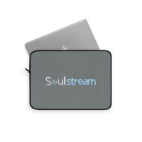 Soulstream (Logo Design) - Grey Laptop Sleeve