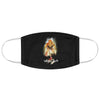 White Ash (Chapter Six Design) - Black Fabric Face Mask