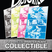 Distorted #3 - PRESSWORKS PACK - Comic Art - 1 Of 1 Printer Plate