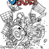 The Space Cadet #1 - Coloring Book Cover