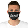 The Shepherd (Logo Design) - Black Fabric Face Mask