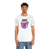 Ghost Planet - Tess- Purple Logo Design -  Copy of Unisex Jersey Short Sleeve Tee